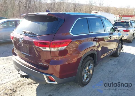 2019 Toyota Highlander Limited Platinum из США, поврежденный, VIN 5TDDZRFH5KS926144